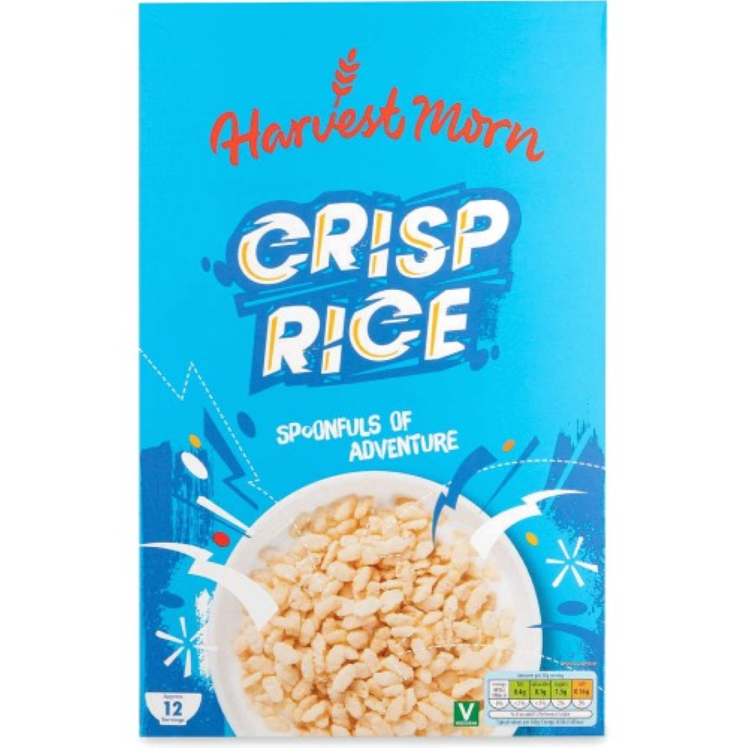 HARVEST MORN CRISP RICE 375G